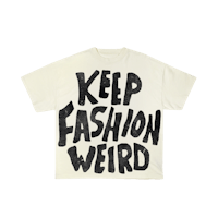 keep fashion weird tee